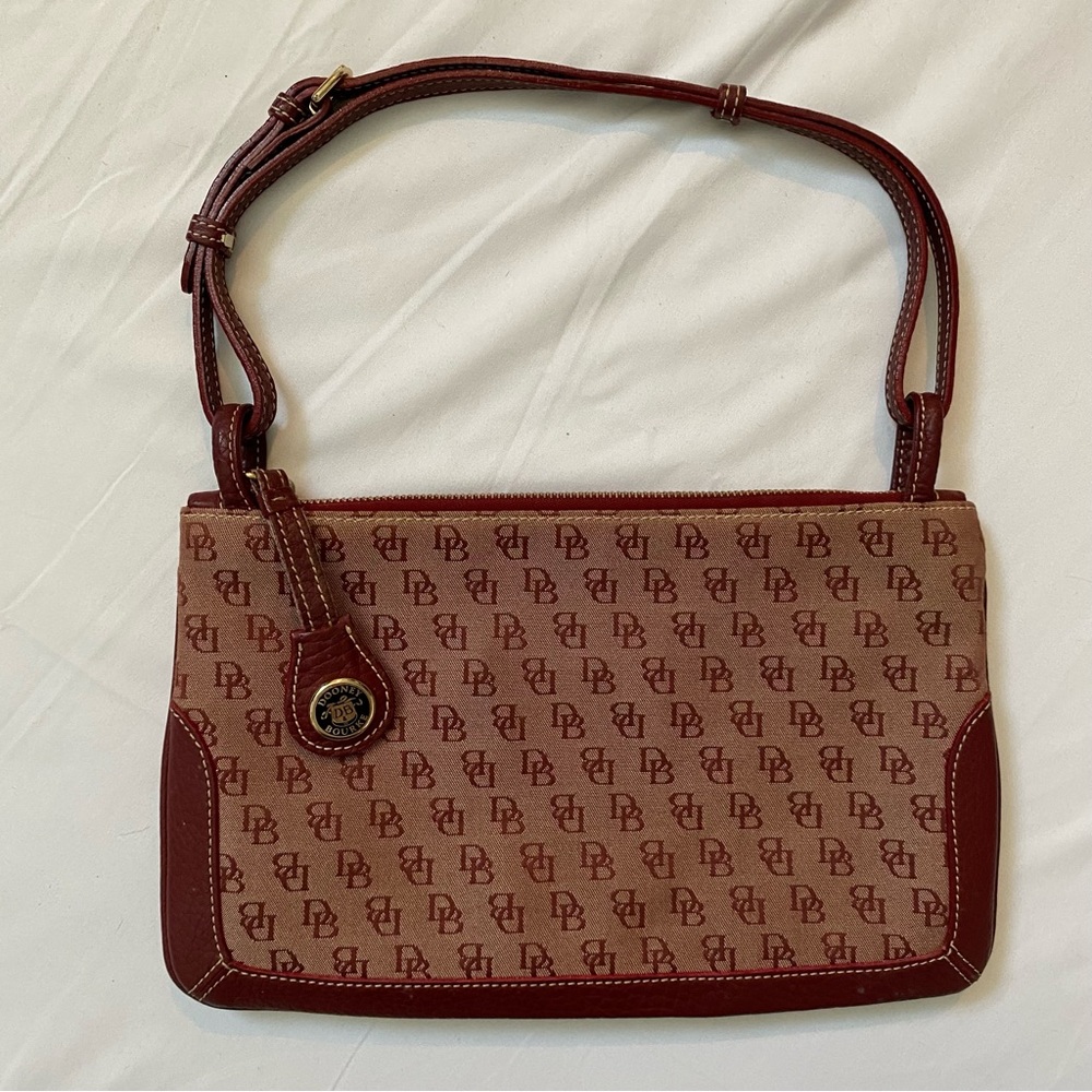 Vintage Y2K Dooney & Bourke Red Mini Shoulder Bag
